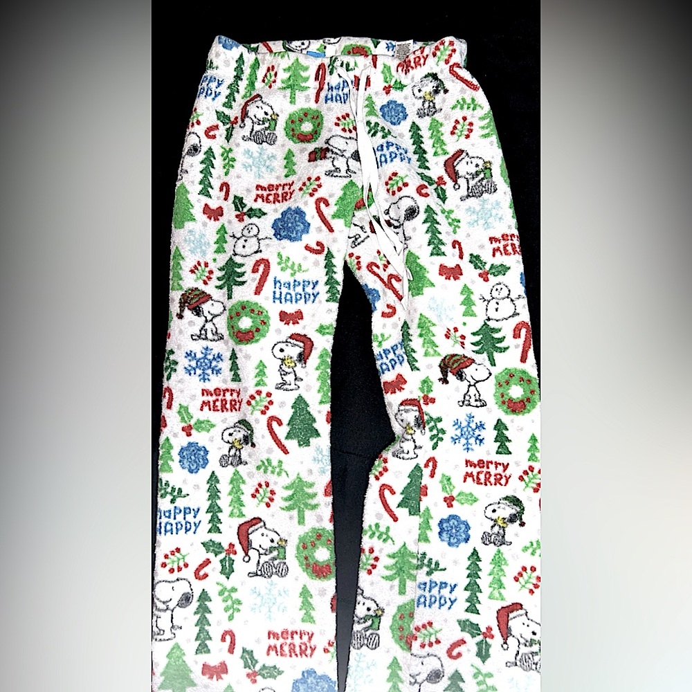 Christmas snoopy pjs women small